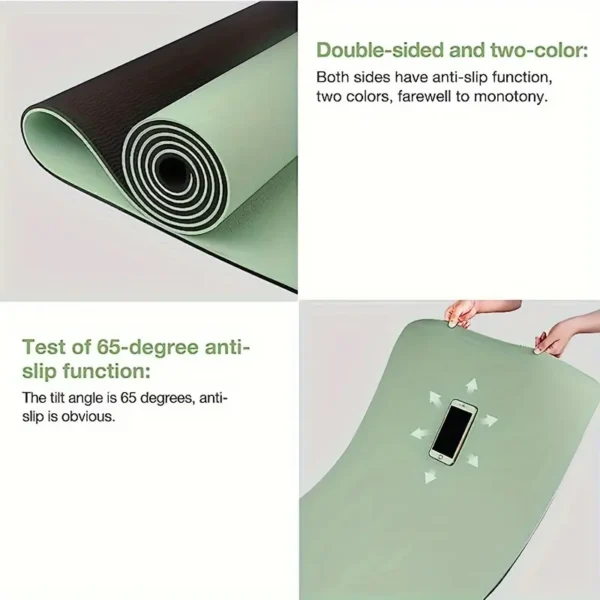 Yoga Mat with Non-Slip Textured Surface